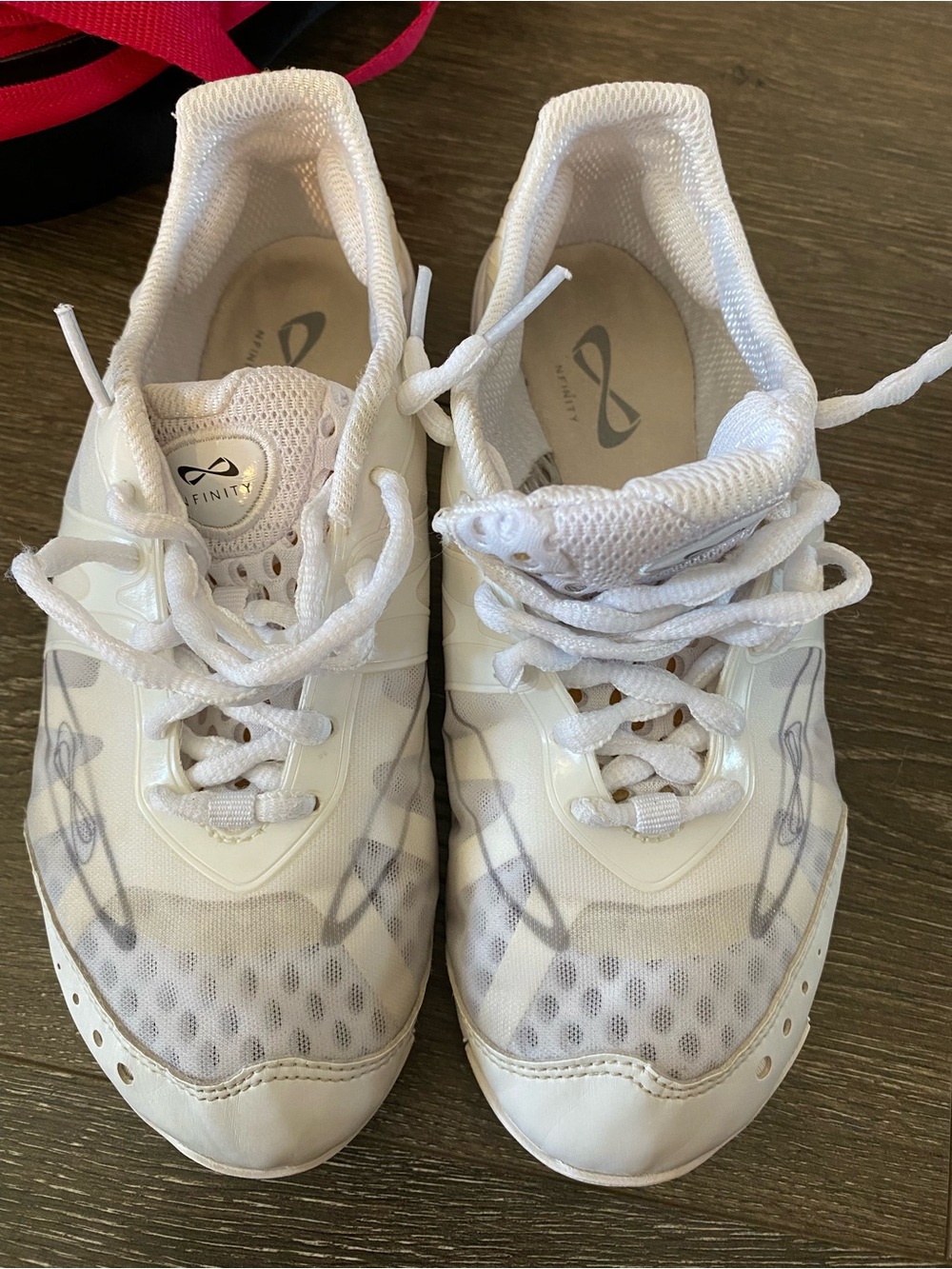 NFINITY cheer shoes 7.5 with case - Picture 3 of 8